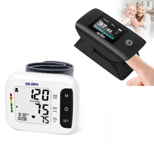 Digital Wrist Blood Pressure Monitor & Finger Pulse