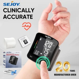 Electronic Digital Blood Pressure Monitor Wrist Cuff