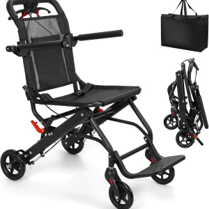 Ultra-light foldable portable wheelchair